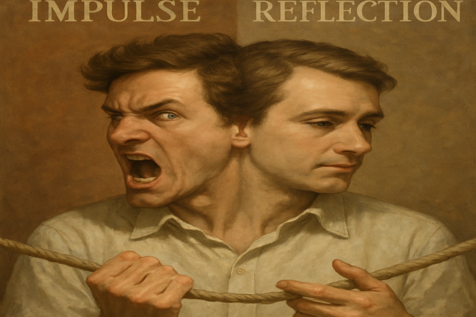 The Tug-of-War Between Impulse and Reflection